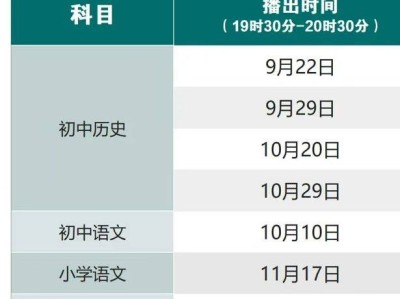 2025人教新教材讲堂第二阶段播出活动时间安排