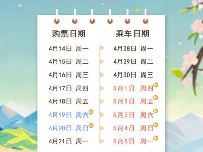 2025五一火车票几号可以买?附北京开售时间