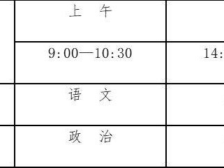 江西省2025年普通高校体育单招文化考试考生须知