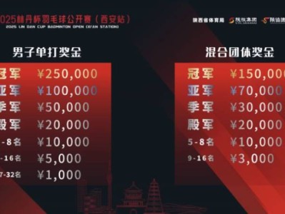 2025林丹杯西安站官宣定档（时间+地点+报名）