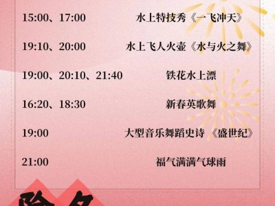 2025深圳春节打铁花表演汇总(时间+地点+门票)