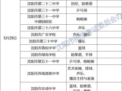 2025沈阳中考体育特长生足球项目专项素质测试时间地点