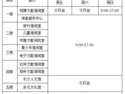 2025清明假期长沙图书馆开放时间安排