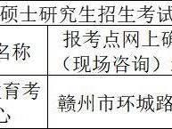 2026赣州考研报考点有哪些？