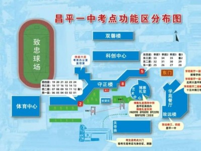 2025北京昌平高考考点信息（地址+平面图）