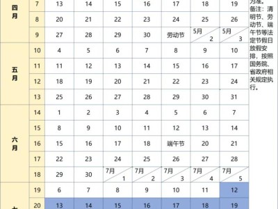 2026珠海高中暑假放假时间（附校历表）