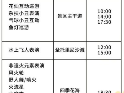 2025尚田小镇清明假期活动攻略（时间+演出表）