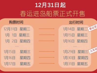 2025湛江徐闻港春运进岛船票预约指南(时间+入口+流程)