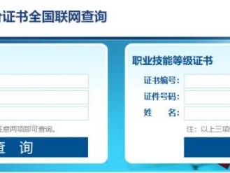 2025国家职业资格证书全国联网查询系统入口（附网址）