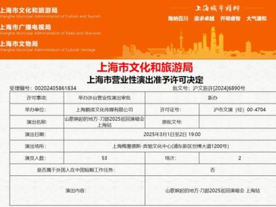 刀郎上海演唱会2025(时间+地点+门票)