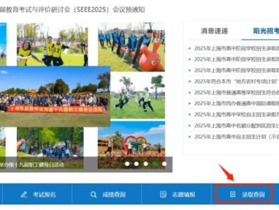 2025上海高考录取查询入口官网(登录页面网址）