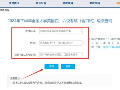 2025大学英语四六级考试成绩查询操作流程(图示)
