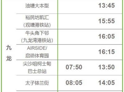 深港看牙跨境专线乘车指南（站点+运营时间+票价+购票入口）