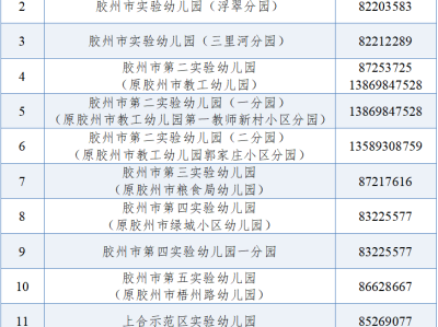 2025年青岛胶州市幼儿园招生网上报名温馨提示