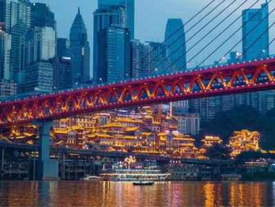 重庆洪崖洞夜景观赏攻略（开灯时间+最佳观景点+路线）