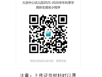 2025南海大沥中心幼儿园报名指南