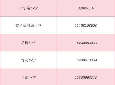 2025年新都区义务教育学校招生咨询电话