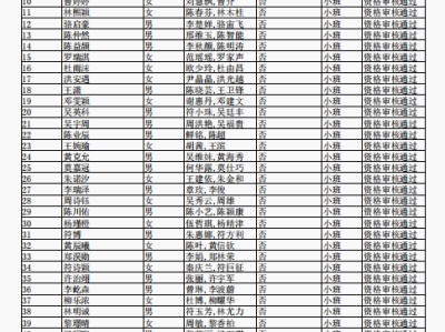 海口市城西镇中心幼儿园2025年秋季招生初审结果