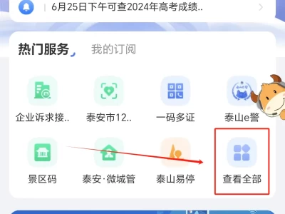 怎么用爱山东app查泰安中考成绩？