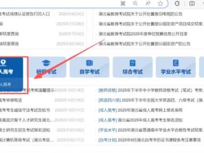 湖北成考网官网入口https://www.hbea.edu.cn/