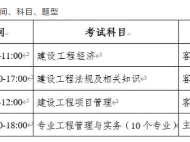 湖南2025年度一级建造师职业资格考试考试设置
