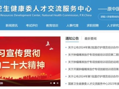 卫生人才网官网报名入口2025年