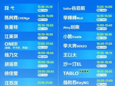 2025武汉太空奇缘音乐节TABLO什么时候演出？