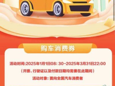 2025年象山县汽车消费券活动(时间+方式)