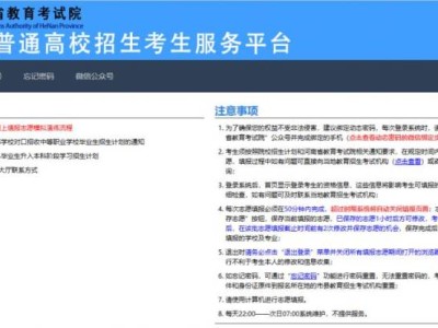 河南省高校招生服务平台成绩查询入口