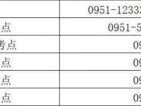 2026宁夏地区卫生专业技术资格考试各考区考点咨询电话