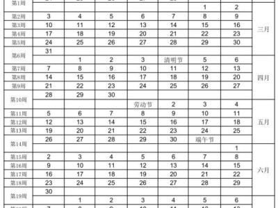 兰州理工大学校历（最新）