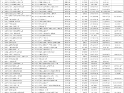 2025南京江宁区幼托班信息一览表