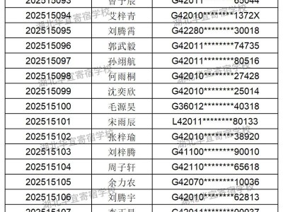 2025湖北华宜寄宿学校小升初摇号名单公示
