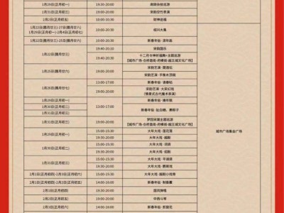 2025年祝福绍兴古城过大年活动时间表