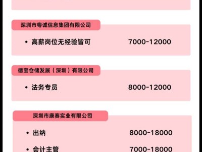 2025福田区春风行动女性就业专场招聘会(时间+地点)