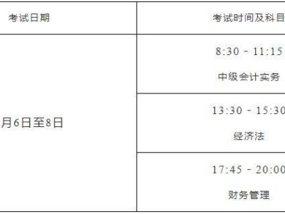 2025年度全国会计专业技术中级资格考试