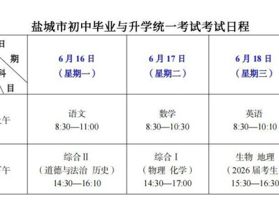 2025盐城中考射阳县考点