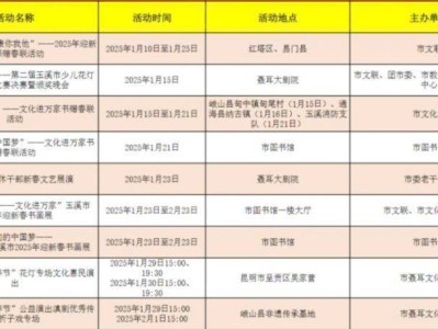 2025年玉溪春节活动有哪些