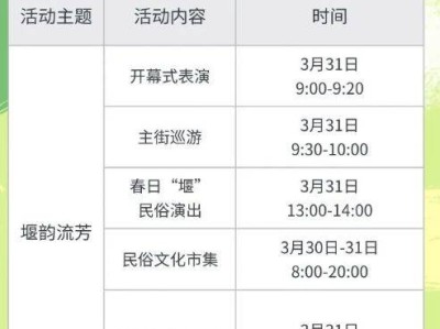 2025无锡三月三堰桥庙会活动时间表