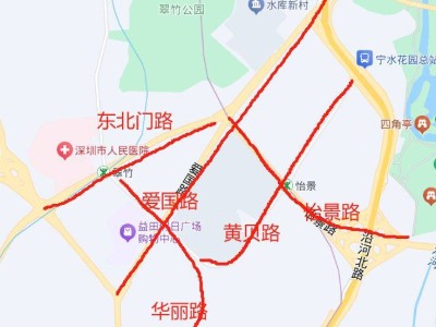2025深圳爱国路花市车辆禁停路段+禁停时间