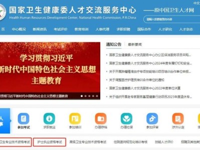 中国卫生人才网准考证打印入口