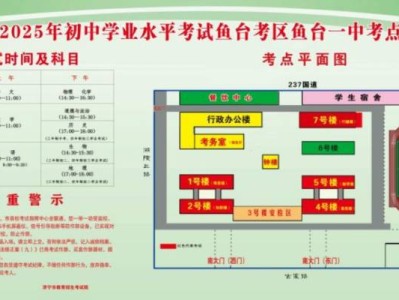 2025鱼台一中中考考场分布图