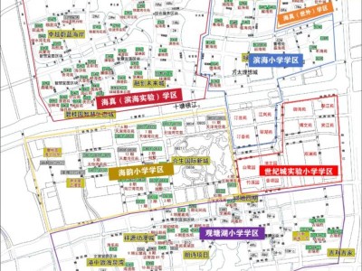 2025宁波前湾新区小学学区划分范围图