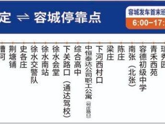 2025保定滴滴站点巴士优惠票价时间