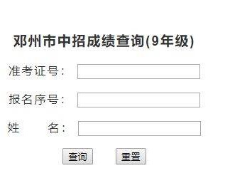 2024邓州市中考成绩查询指南（附入口）