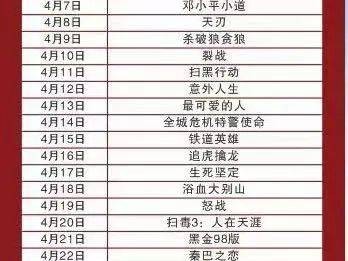 2025西安市高陵区免费公益电影放映活动（时间+地点+播放名单）