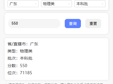 广东高考550分能上哪些大学？
