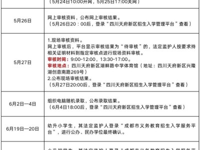 2025年天府新区民办学校专项招生报名公告