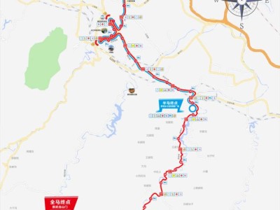 2025十堰马拉松路线图最新消息