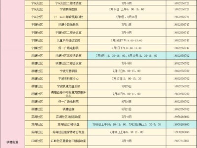 2025年宁波江北区社区暑托班时间及地点
